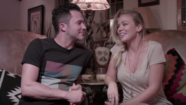 Justin Willman and Jillian Sipkins decided the easiest way to tell their friends and family how they met would be after a bottle of whiskey.