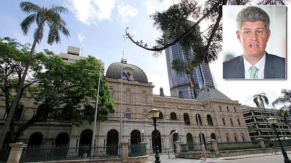 Transport Minister Stirling Hinchliffe in the firing line during question time.