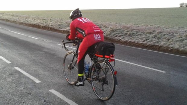 Steve Abraham has faced frigid conditions in Britain. 