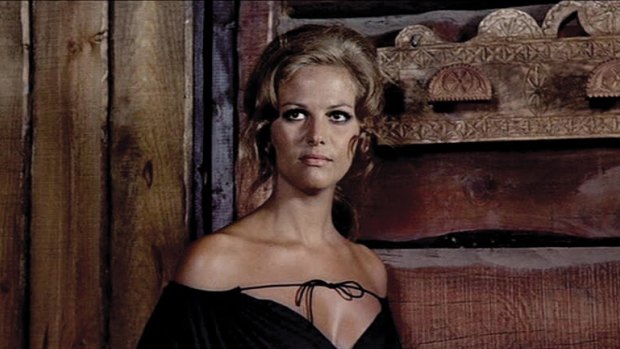 Claudia Cardinale smoulders in <i>Once upon a Time in the West</i>.