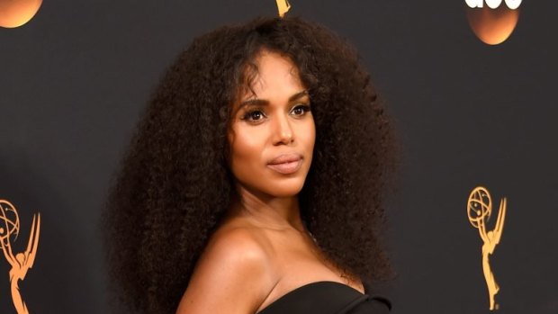 Kerry Washington mesmerised onlookers with her boisterous hair.