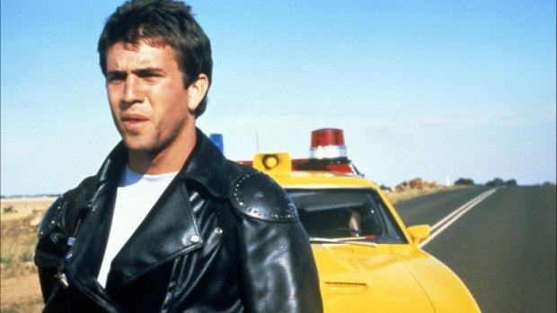 Mel Gibson as the original road warrior, Max Rockatansky, in the 1979 film.