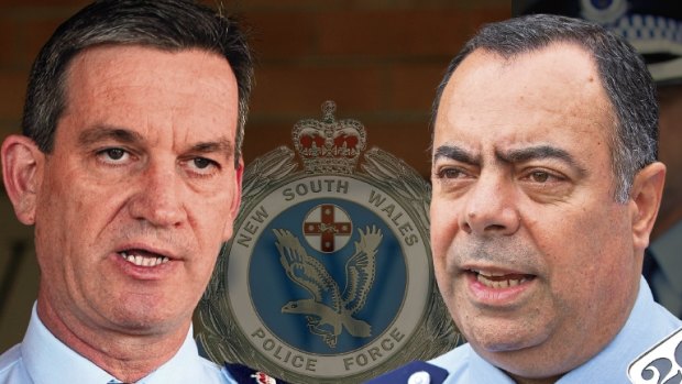 Police Commissioner Andrew Scipione and his former deputy Nick Kaldas.