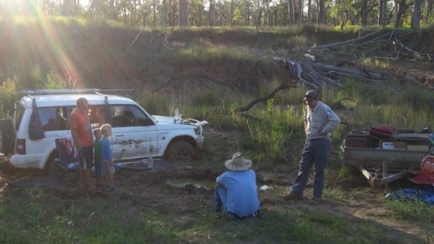 Steven Van Lonkhuyzen and his sons were found at Expedition National Park where they were stranded for 11 days.