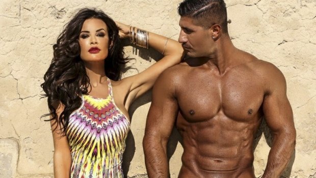 Bondi model George Gerges, pictured with former girlfriend and "glamour model" Emma Rose, complained to his boss that one of the syndicate's drivers had a ponytail and was scaring female customers off.