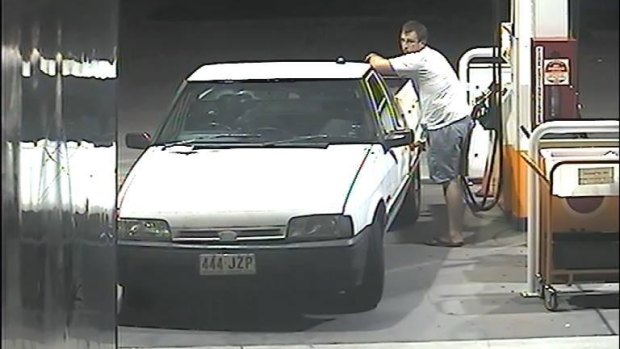 The man is believed to have stolen the number plate from another vehicle.