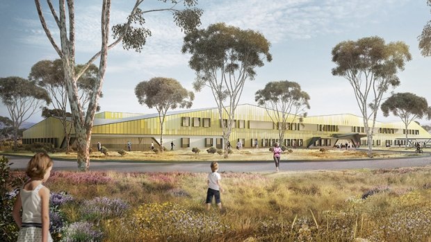 An artist's impression of the new University of Canberra Public Hospital. Acting Chief Minister Simon Corbell says the project is critically important.