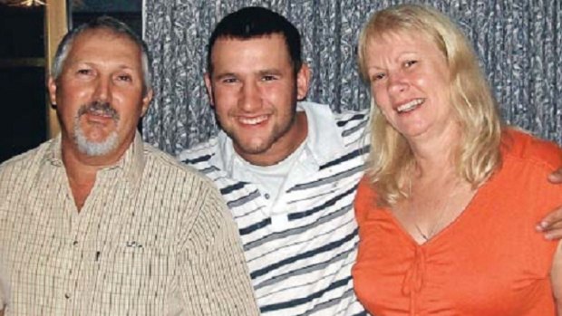 Workplace death: The Catanzariti family. Barney, Ben and Kay. Ben died in a construction accident in Kingston in 2012.