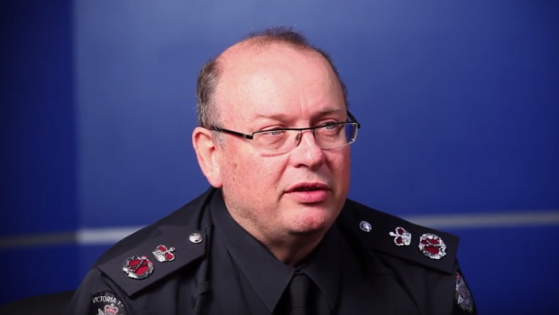 Chief Commissioner of Victoria Police Graham Ashton.