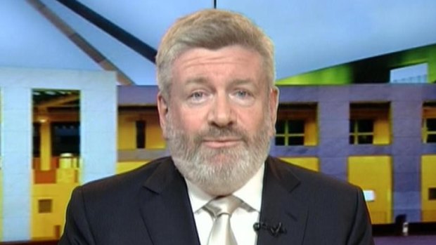 Communications Minister Mitch Fifield, rocking some fuzz.