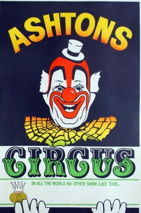 A poster for Ashtons Circus.