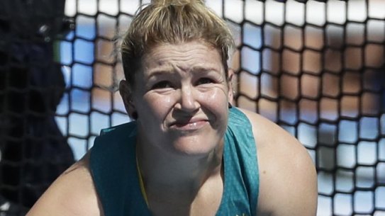 Australia's Dani Samuels finished fourth