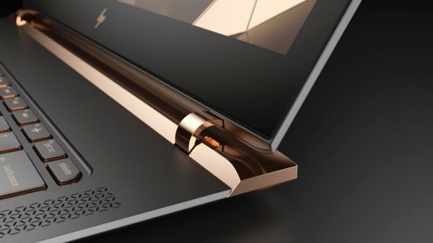 HP's latest is let down by its OTT gold-tinged colour scheme.
