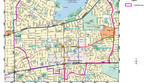 Residents of the southern Perth suburbs inside the quarantine zone faced fines for failing to comply with the restrictions on the movement of fruit and vegetables. 