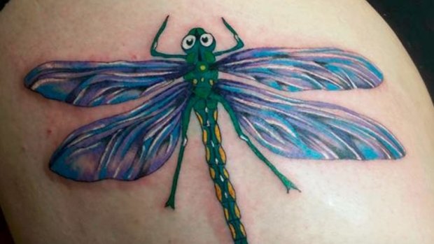 The dragonfly done by AJ.