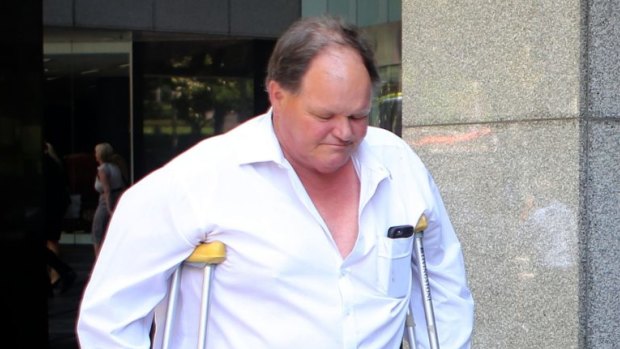 Former Botany Bay Council CFO Gary Goodman leaves an ICAC hearing in March last year.