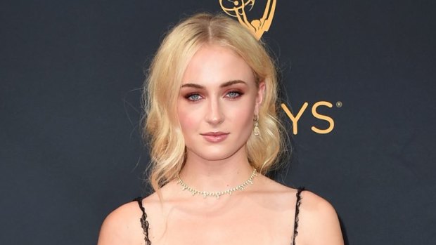 Sophie Turner at the 68th Primetime Emmy Awards on Sunday in Los Angeles.