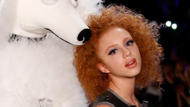 Child star: Boris Becker's 15-year-old love child Anna Ermakova is now a model.