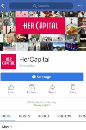 The RiotACT has admitted it used photographs taken from the HerCanberra website to use on the HerCapital Facebook page.