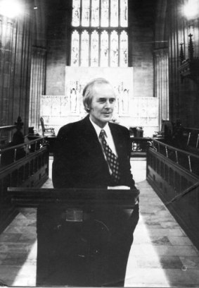 Sir Harold Knight was equally at home at the pulpit.