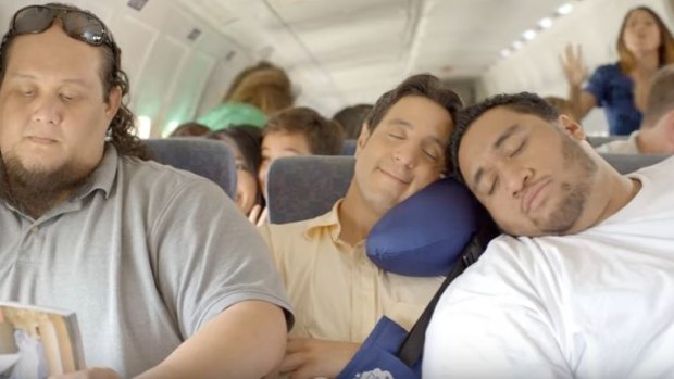 Dream Sling claims that travellers can now sleep comfortably sleep anywhere, even in the middle seat.