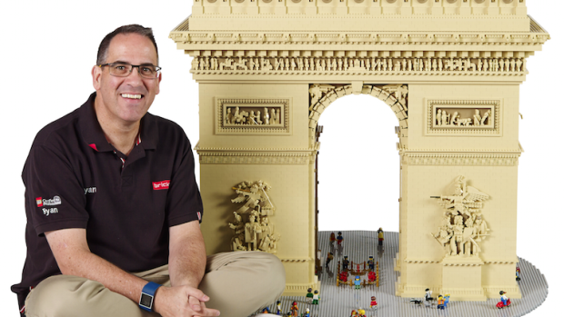 Ryan McNaught is one of only 14 Lego "grand masters" in the world.