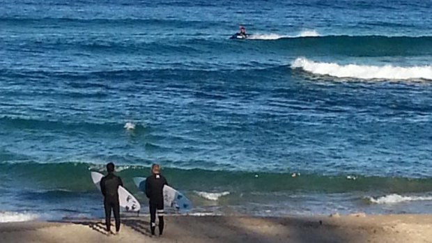 Swimmers at Bondi Beach have been ordered out of the water after a shark sighting on Thursday.