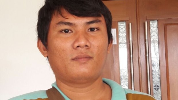 Muhammad Rasid, who was jailed for people smuggling when he was 16. He is one of the 115 plaintiffs in the class action before Central Jakarta District Court.