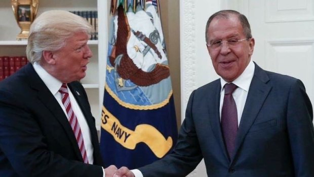 A number of probes are investigating US President Donald Trump's relationship with Russia. Here he is meeting with Russian Foreign Minister Sergey Lavrov in the Oval Office.