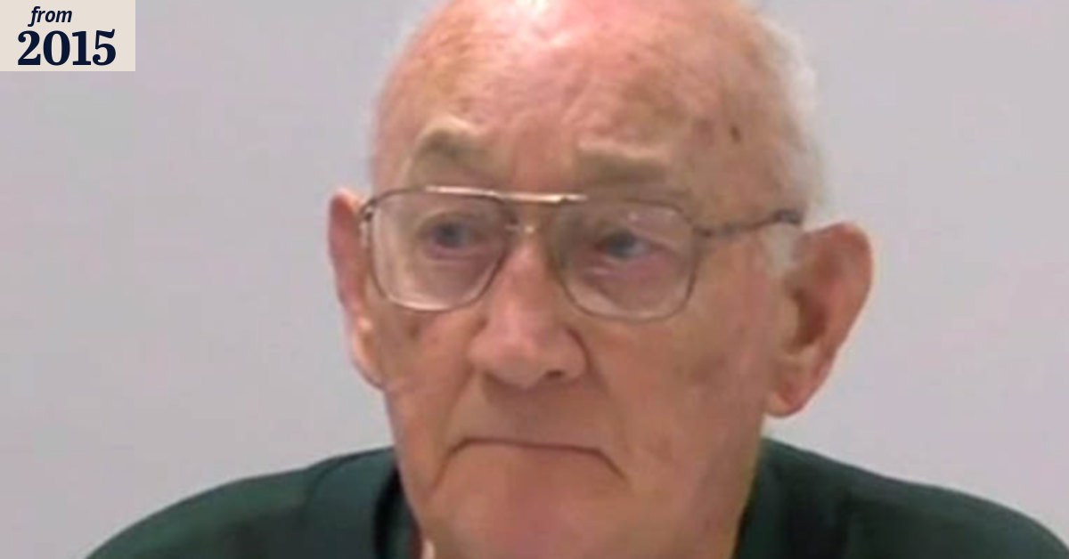 Gerald Ridsdale: portrait of a monster as a forgetful old man