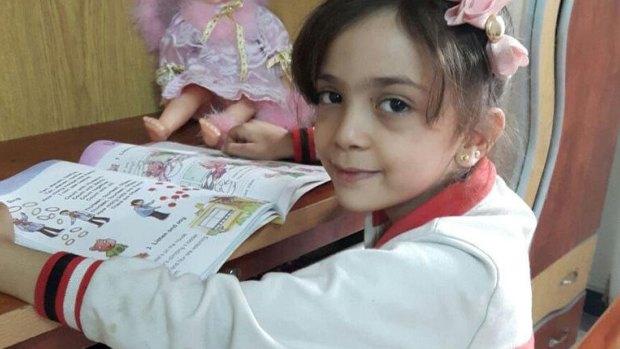 Bana al-Abed, a seven-year-old Syrian girl who has amassed more than 200,000 Twitter followers.