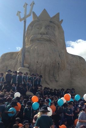 Two Rocks Primary School students have even taken on the iconic King Neptune as their emblem