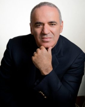 Garry Kasparov, grand chess master, in a photo from his website kasparov.com