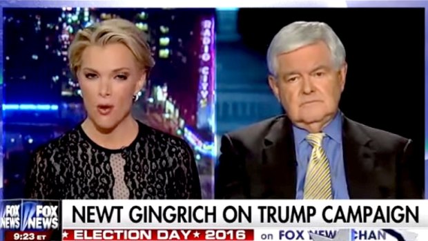 Showdown: Newt Gingrich and Megyn Kelly.