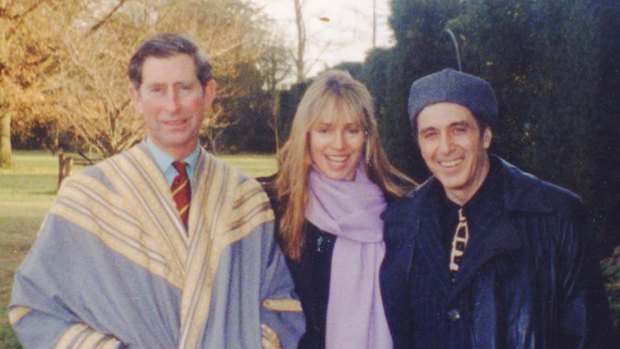 Lyndall Hobbs with Prince Charles and Al Pacino.