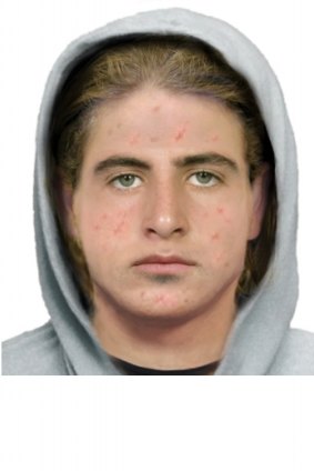 A likeness of a man wanted by police after children saw a man masturbating in a park in Melton.