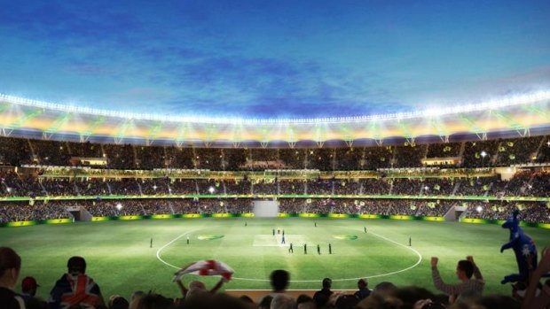 Labor plans to sell the name for Perth Stadium in a bid to fix the WA budget.