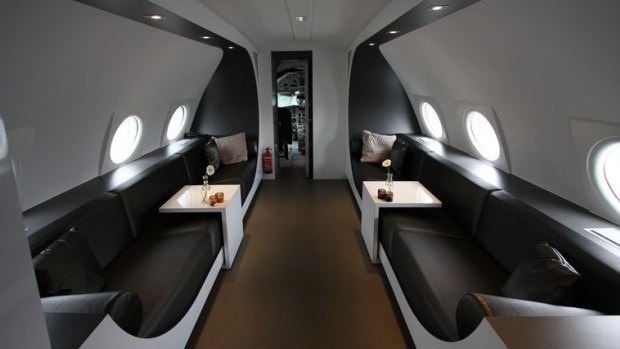 The airplane suite at Teuge Airport.