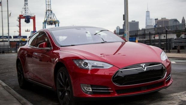 A Tesla Model S. Tesla said any suggestion that it was trying to keep owners from reporting safety problems "is preposterous".