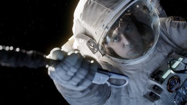George Clooney in the film <em>Gravity</em>, which raised awareness about space junk.