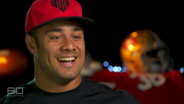 Adventure: Jarryd Hayne said he didn't know the rules to American football before pursuing a career in the NFL.