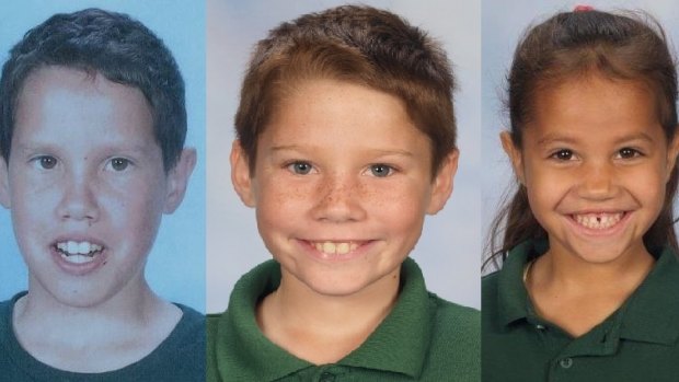 Missing: Ethan Lawson, Jayden Lawson and Sienna Dodd.