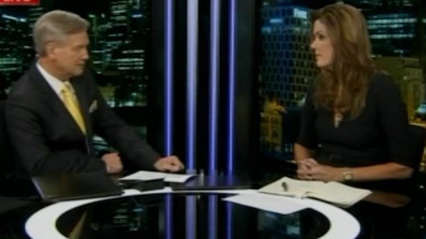 Peta Credlin on the Andrew Bolt report on Monday night. 