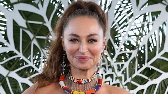 Designer Camilla Franks at the Camilla show at Mercedes-Benz Fashion Week Resort 17 Collections on The Seadeck boat on May 19, 2016 in Sydney, Australia.