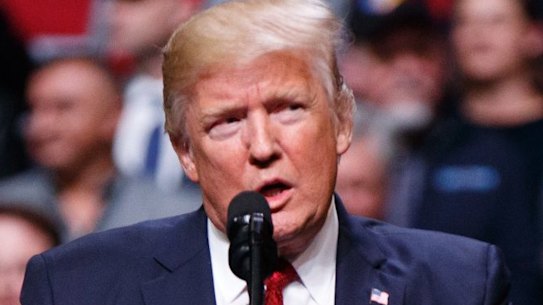 The budget seeks billions for Trump's border wall with Mexico.