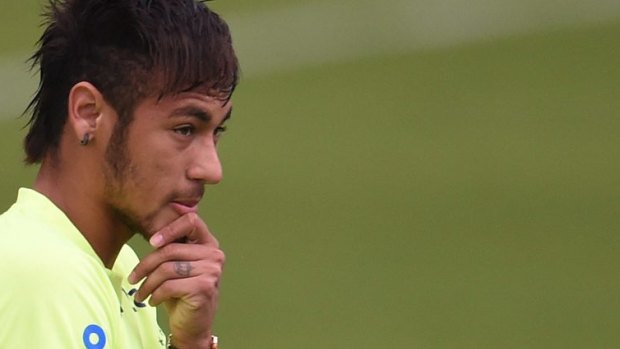 Neymar: Brazil's poster boy for the World Cup.