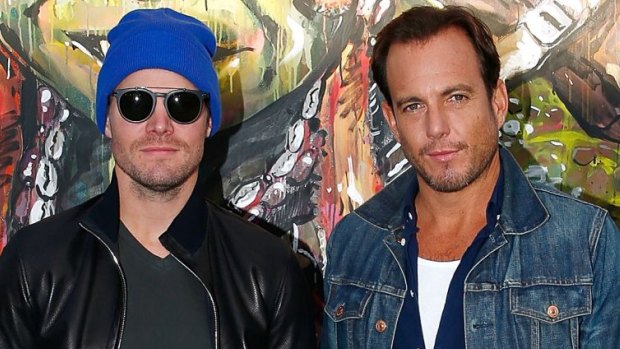 #AskHimMore: Will Arnett and Stephen Amell open up to Fairfax Media in Sydney on balancing fatherhood and acting as they promote new movie, Teenage Mutant Ninja Turtles: Out of the Shadows.