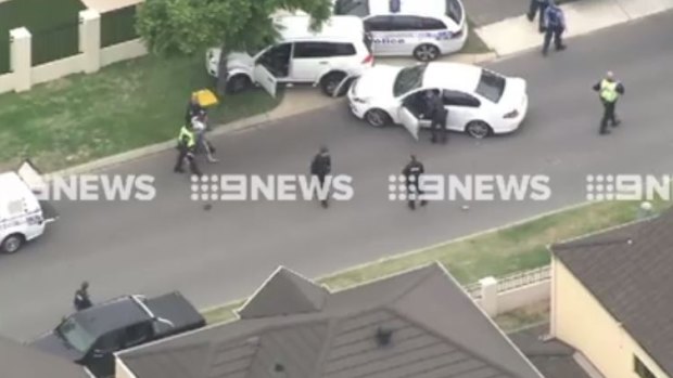 Nine News Perth caught the moment the teen was apprehended by WA Police.
