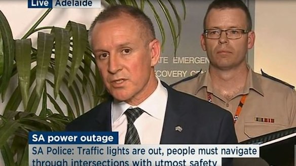 Premier Jay Weatherill speaking to media.
