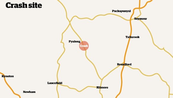 The site of the crash.